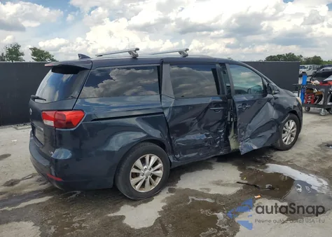 2016 Kia Sedona Lx z USA, uszkodzony, nr VIN KNDMB5C10G6162053